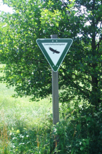 Schild Landschaft